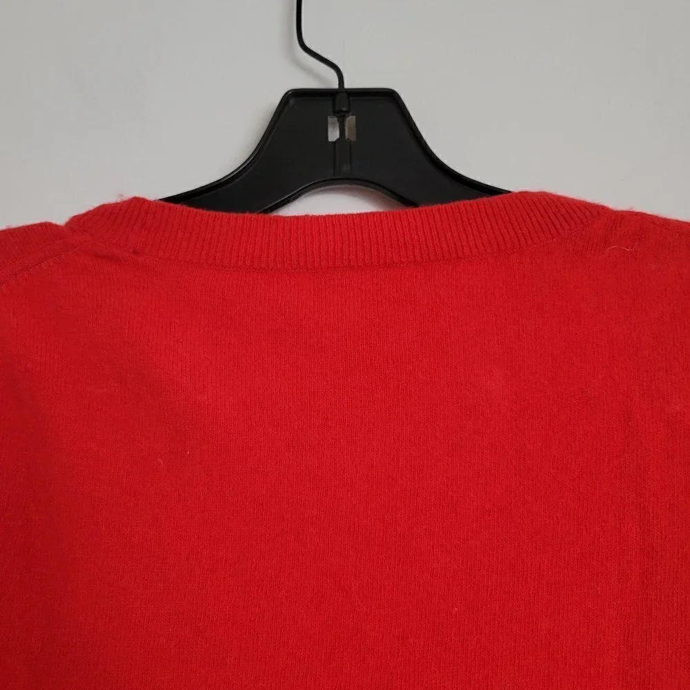 J. Crew Mercantile Wool Cotton Blend Teddie Crew Round Neck Knit Sweater Size Sm